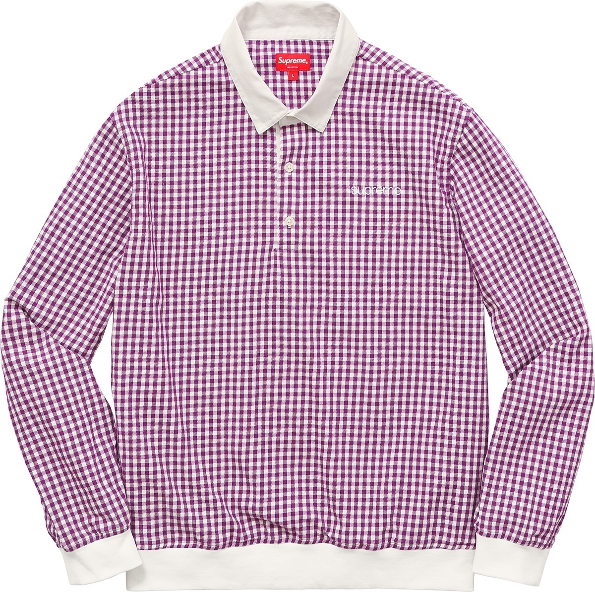 Gingham L/S Polo view 2